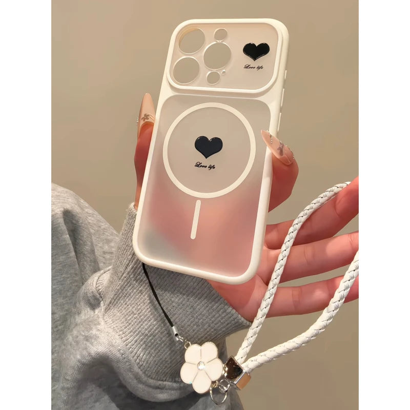 CaseVerse Soft-Touch Magnetic Case + Braided Wrist Strap – DLFGMB002